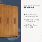 Guarda Roupa Sevilha 6 Portas 4 Gavetas Benetil Cinamomo