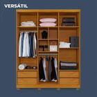 Guarda Roupa Sevilha 6 Portas 4 Gavetas Benetil Cinamomo