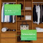 Guarda-roupa Sevilha 6 Portas 4 Gavetas Cinamomo/off-white