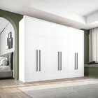 Guarda-roupa Sevilha 6 Portas Branco