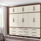 Guarda-roupa Siena Freijó Com Off White – Fabrimóveis