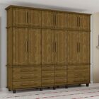 Guarda-roupa Siena Imbuia– Fabrimóveis