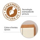 Guarda-roupa Sintra 4 Portas 3 Gavetas Com Capelinha E Porta-