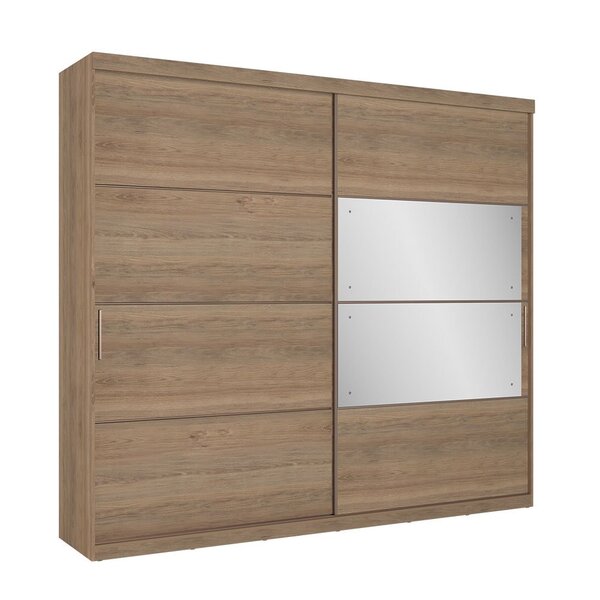 Guarda Roupa Sofisticatto Glass Com Espelho 02 Portas 06 Gave