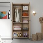 Guarda-roupa Soho 2 Portas Com Cabide Amadeirado Amadeirado