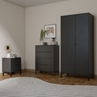 Guarda-roupa Soho 2 Portas Com Cabide Preto