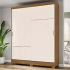 Guarda Roupa Solteiro 02 Portas Deslizantes 02 Gavetas B56 Br