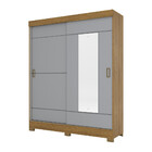 Guarda Roupa Solteiro 02 Portas Deslizantes 02 Gavetas B66 Br