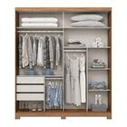 Guarda Roupa Solteiro 02 Portas Deslizantes 03 Gavetas Verg H