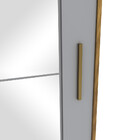 Guarda Roupa Solteiro 02 Portas Deslizantes 03 Gavetas Verg H