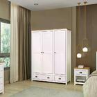 Guarda Roupa Solteiro 03 Portas Madeira Maciça 9104 Topazio F