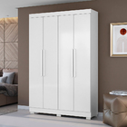Guarda-roupa Solteiro 04 Portas E 02 Gavetas 2030240 Branco A