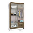 Guarda Roupa Solteiro 04 Portas Modena Inc Milani Store