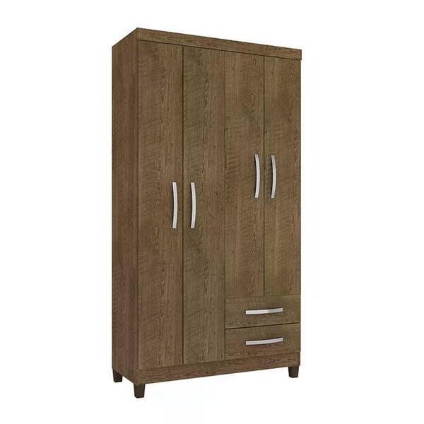 Guarda Roupa Solteiro 04 Portas Modena Inc Milani Store