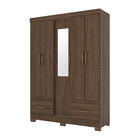 Guarda Roupa Solteiro 05 Portas 02 Gavetas B60 Briz
