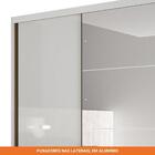 Guarda-roupa Solteiro 100% Mdf 2 Portas Com Espelho 3 Gavetas