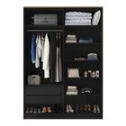 Guarda-roupa Solteiro 100% Mdf Bp 4 Portas 2 Gavetas Asti Pre