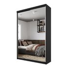 Guarda-roupa Solteiro 100% Mdf Bp Com 2 Portas De Espelho Pre