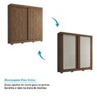 Guarda Roupa Solteiro 100% Mdf Flex Color 2 Portas De Correr