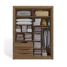 Guarda-roupa Solteiro 100% Mdf Kappesberg 4 Portas 4 Gavetas