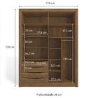 Guarda-roupa Solteiro 100% Mdf Kappesberg 4 Portas 4 Gavetas