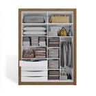 Guarda-roupa Solteiro 100% Mdf Kappesberg 4 Portas 4 Gavetas