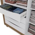 Guarda-roupa Solteiro 100% Mdf Kappesberg 8 Espelhos 4 Portas