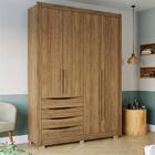 Guarda-roupa Solteiro 100% Mdf Kappesberg C/pés 4 Portas 4 Ga