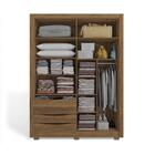 Guarda-roupa Solteiro 100% Mdf Kappesberg C/pés 4 Portas 4 Ga