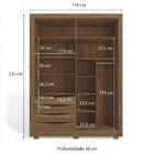 Guarda-roupa Solteiro 100% Mdf Kappesberg C/pés 4 Portas 4 Ga