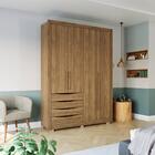 Guarda-roupa Solteiro 100% Mdf Kappesberg C/pés 4 Portas 4 Ga