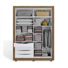 Guarda-roupa Solteiro 100% Mdf Kappesberg C/pés 4 Portas 4 Ga