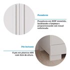 Guarda-roupa Solteiro 128cm 5 Portas 3 Gavetas 100% Mdf Coimb