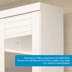 Guarda Roupa Solteiro 140cm 2 Portas De Correr Com Espelho 10