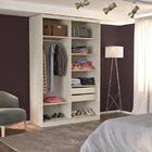 Guarda-roupa Solteiro 1 Espelho 2 Portas De Correr 2 Gavetas