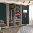 Guarda-roupa Solteiro 1 Espelho 2 Portas De Correr 2 Gavetas