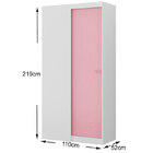 Guarda-roupa Solteiro 1 Porta Allegro 887 - Móveis Carraro -