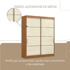 Guarda-roupa Solteiro 2 Gavetas Casa Blanca Cinamomo/off White