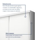 Guarda-roupa Solteiro 2 Porta De Correr 2 Gavetas Nala Yescas