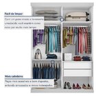 Guarda-roupa Solteiro 2 Porta De Correr 2 Gavetas Nala Yescas