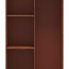 Guarda-roupa Solteiro 2 Portas 1 Gaveta Bronze Imbuia