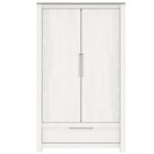 Guarda-roupa Solteiro 2 Portas 1 Gaveta Madeira Maciça Madma