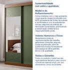 Guarda-roupa Solteiro 2 Portas 1 Porta Com Espelho Samambaia