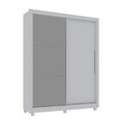 Guarda-roupa Solteiro 2 Portas 1 Porta Espelhada Turquesa Gel