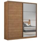 Guarda Roupa Solteiro 2 Portas 1 Porta Espelho Flex Belga Ii