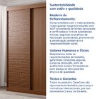 Guarda-roupa Solteiro 2 Portas 1 Porta Ripada Samambaia Cabec