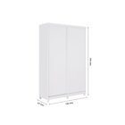 Guarda Roupa Solteiro 2 Portas 2 Gavetas 100% Mdf Dalas  Bran