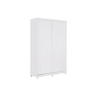 Guarda Roupa Solteiro 2 Portas 2 Gavetas 100% Mdf Dalas  Bran