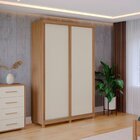 Guarda Roupa Solteiro 2 Portas 2 Gavetas 100% Mdf Dalas  Frei