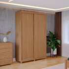 Guarda Roupa Solteiro 2 Portas 2 Gavetas 100% Mdf Dalas  Frei